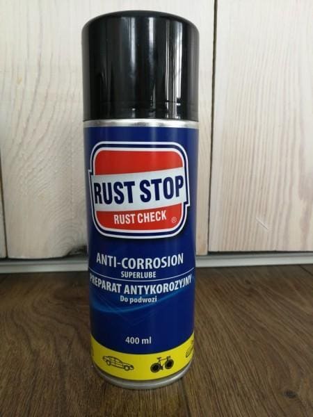 Czarny preparat antykorozyjny B 400ML RUST STOP